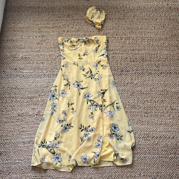 Tobi yellow floral dress - Picture 2 of 5
